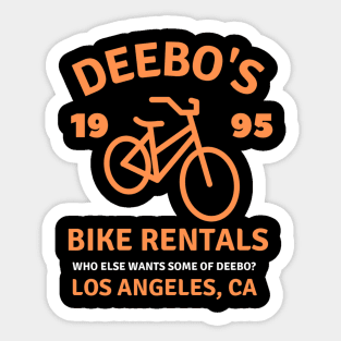 Deebo's Bike Rentals who else wants some of deebo? los angeles Sticker